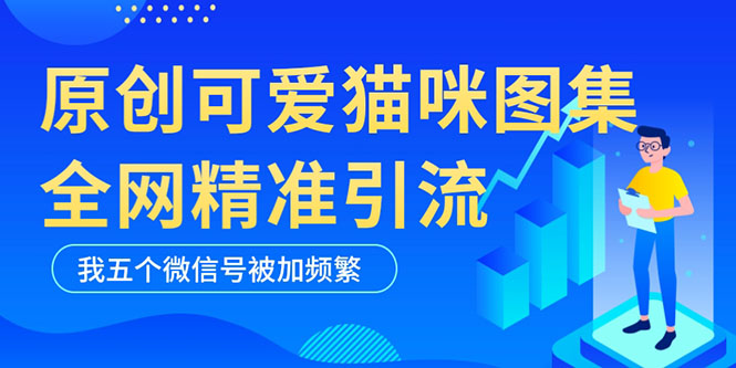 （5498期）黑科技纯原创可爱猫咪图片，全网精准引流，实操5个VX号被加频繁